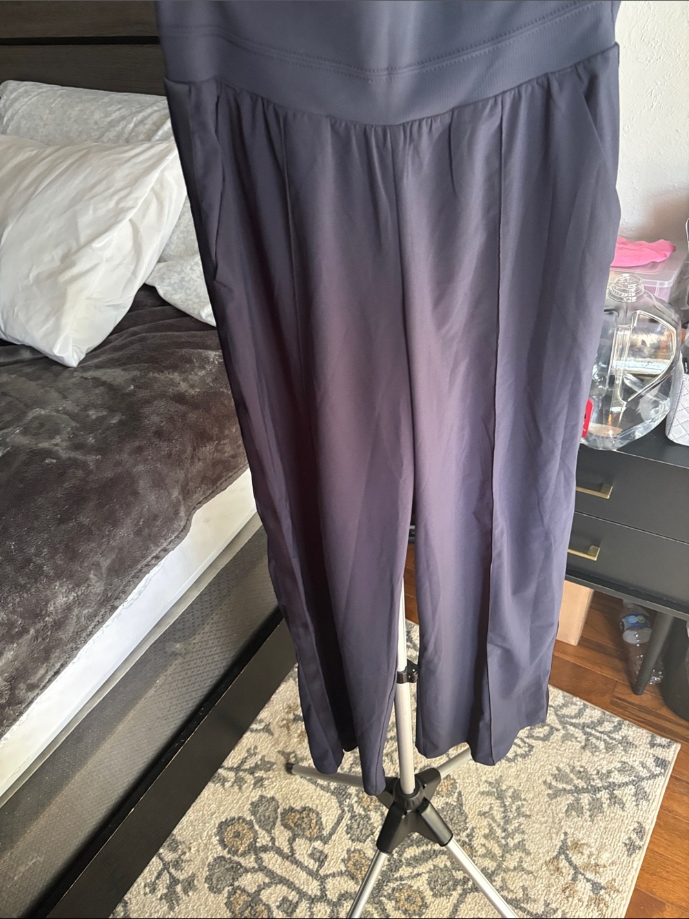 Athleta Nolita Wide-Leg Pants in Deep Navy